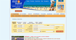 Desktop Screenshot of elit-travel.sk